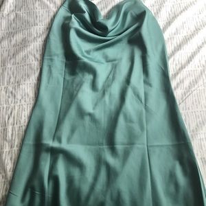 Forever 21 Teal Silk dress